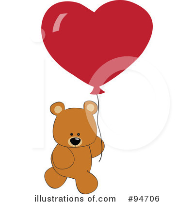 Royalty-Free (RF) Teddy Bear Clipart Illustration by peachidesigns - Stock Sample #94706