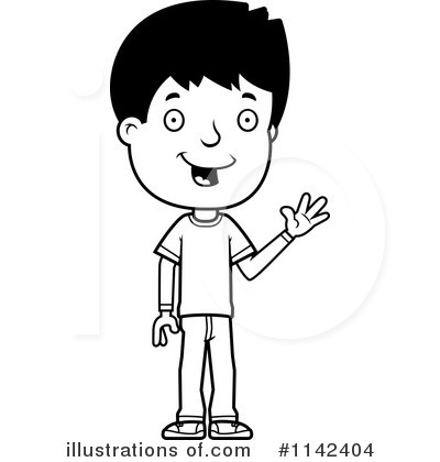 Royalty-Free (RF) Teen Boy Clipart Illustration by Cory Thoman - Stock Sample #1142404