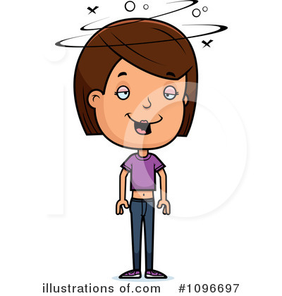 Royalty-Free (RF) Teen Girl Clipart Illustration by Cory Thoman - Stock Sample #1096697