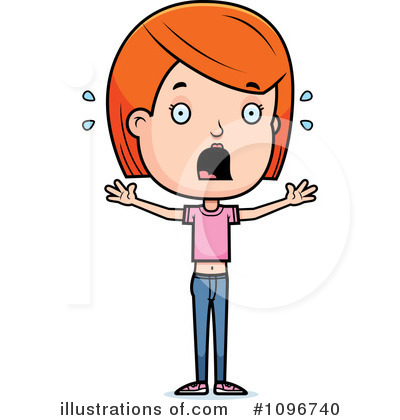 Royalty-Free (RF) Teen Girl Clipart Illustration by Cory Thoman - Stock Sample #1096740