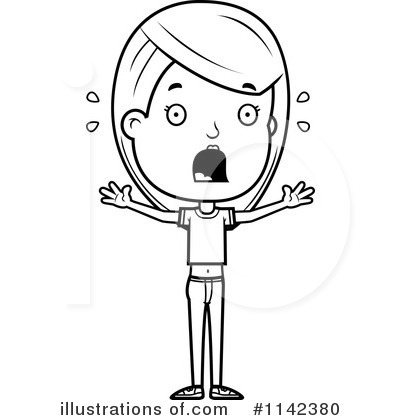 Royalty-Free (RF) Teen Girl Clipart Illustration by Cory Thoman - Stock Sample #1142380