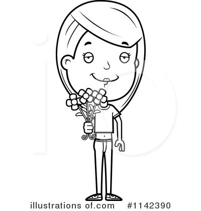 Royalty-Free (RF) Teen Girl Clipart Illustration by Cory Thoman - Stock Sample #1142390