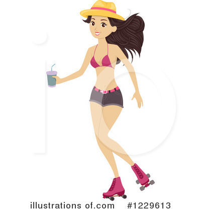 Royalty-Free (RF) Teen Girl Clipart Illustration by BNP Design Studio - Stock Sample #1229613
