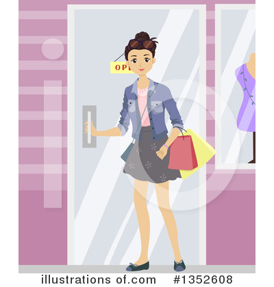 Royalty-Free (RF) Teen Girl Clipart Illustration by BNP Design Studio - Stock Sample #1352608
