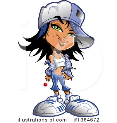 Girl Clipart #1364672 by Clip Art Mascots