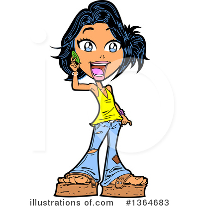 Royalty-Free (RF) Teenager Clipart Illustration by Clip Art Mascots - Stock Sample #1364683