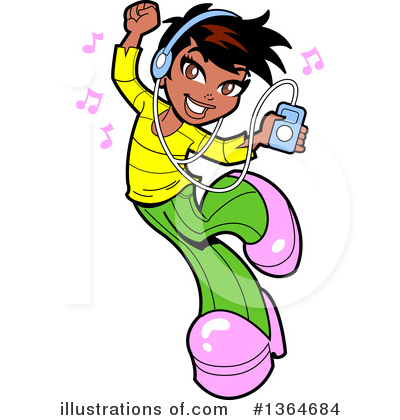 Dancing Clipart #1364684 by Clip Art Mascots