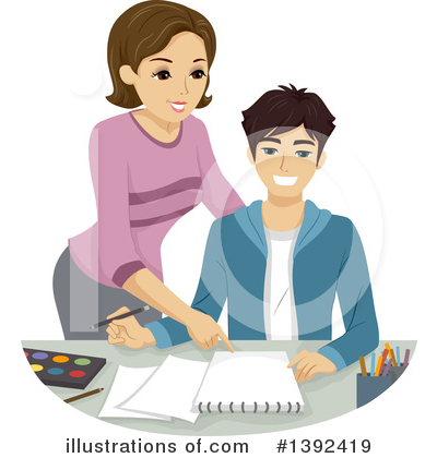 Royalty-Free (RF) Teenager Clipart Illustration by BNP Design Studio - Stock Sample #1392419