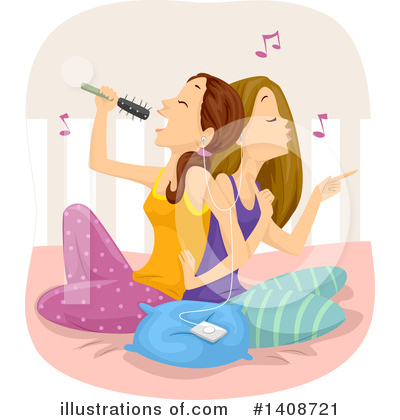 Singing Clipart #1408721 by BNP Design Studio