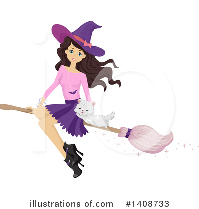 Witch Clipart #1408733 by BNP Design Studio