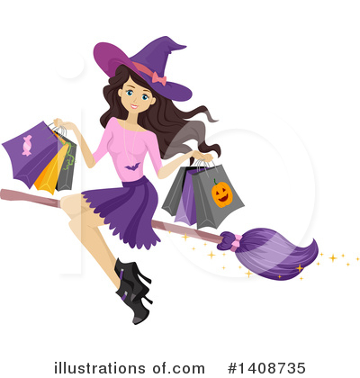 Witch Clipart #1408735 by BNP Design Studio