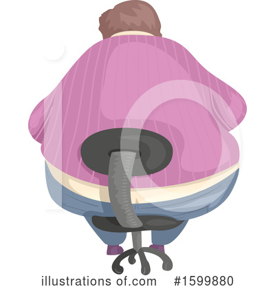 Obesity Clipart #1599880 by BNP Design Studio