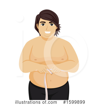 Obesity Clipart #1599899 by BNP Design Studio