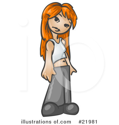 Royalty-Free (RF) Teenager Clipart Illustration by Leo Blanchette - Stock Sample #21981