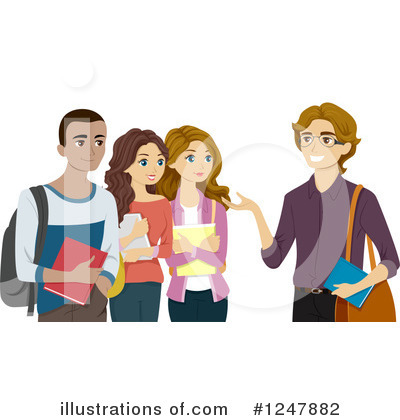 Royalty-Free (RF) Teenagers Clipart Illustration by BNP Design Studio - Stock Sample #1247882