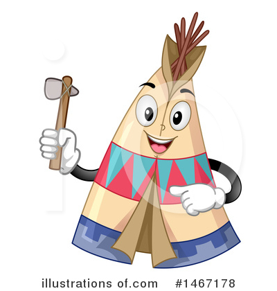 Teepee Clipart #1467178 by BNP Design Studio