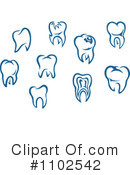 Teeth Clipart #1102542 by Vector Tradition SM