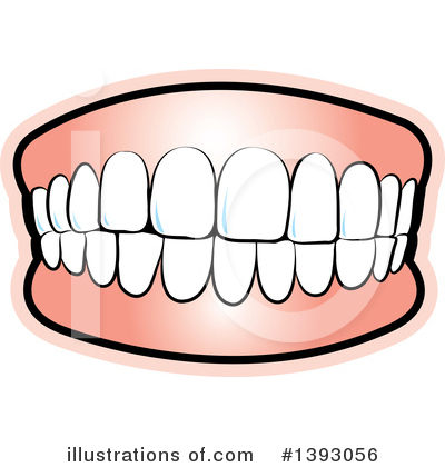 Royalty-Free (RF) Teeth Clipart Illustration by Lal Perera - Stock Sample #1393056