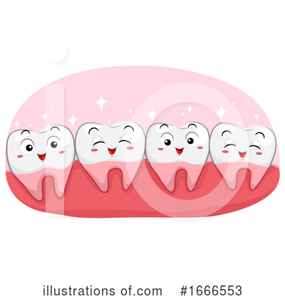Royalty-Free (RF) Teeth Clipart Illustration by BNP Design Studio - Stock Sample #1666553