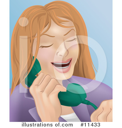 Royalty-Free (RF) Telephone Clipart Illustration by AtStockIllustration - Stock Sample #11433