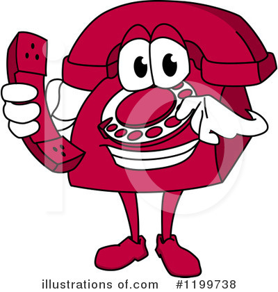 Royalty-Free (RF) Telephone Clipart Illustration by Vector Tradition SM - Stock Sample #1199738