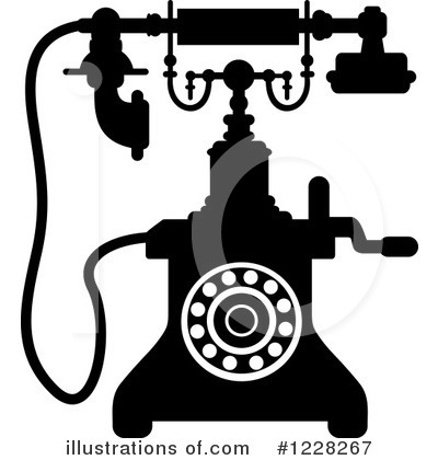 Royalty-Free (RF) Telephone Clipart Illustration by Vector Tradition SM - Stock Sample #1228267