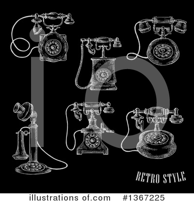 Royalty-Free (RF) Telephone Clipart Illustration by Vector Tradition SM - Stock Sample #1367225