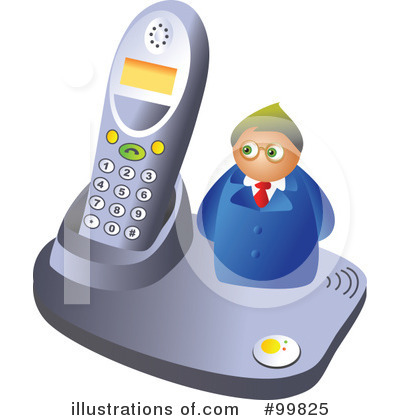 Royalty-Free (RF) Telephone Clipart Illustration by Prawny - Stock Sample #99825