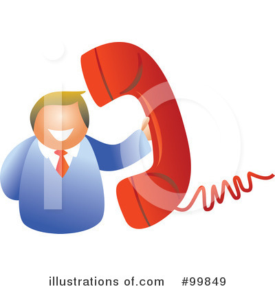 Royalty-Free (RF) Telephone Clipart Illustration by Prawny - Stock Sample #99849