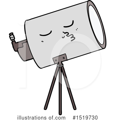 Royalty-Free (RF) Telescope Clipart Illustration by lineartestpilot - Stock Sample #1519730