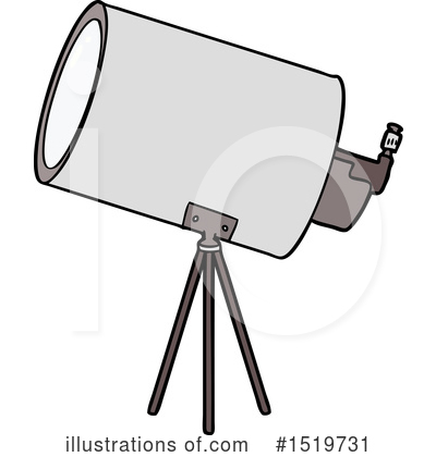 Royalty-Free (RF) Telescope Clipart Illustration by lineartestpilot - Stock Sample #1519731