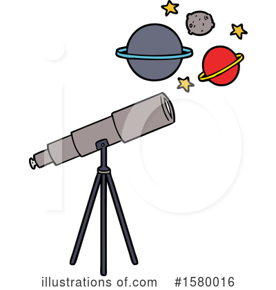 Royalty-Free (RF) Telescope Clipart Illustration by lineartestpilot - Stock Sample #1580016