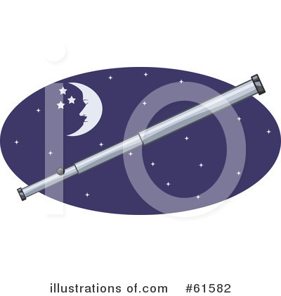 Royalty-Free (RF) Telescope Clipart Illustration by r formidable - Stock Sample #61582