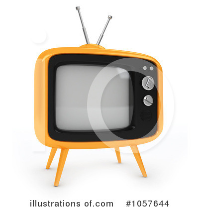 Royalty-Free (RF) Television Clipart Illustration by BNP Design Studio - Stock Sample #1057644