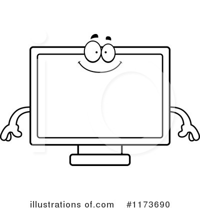 Royalty-Free (RF) Television Clipart Illustration by Cory Thoman - Stock Sample #1173690