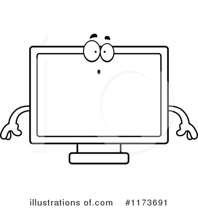 Royalty-Free (RF) Television Clipart Illustration by Cory Thoman - Stock Sample #1173691