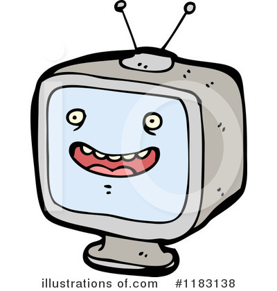 Royalty-Free (RF) Television Clipart Illustration by lineartestpilot - Stock Sample #1183138