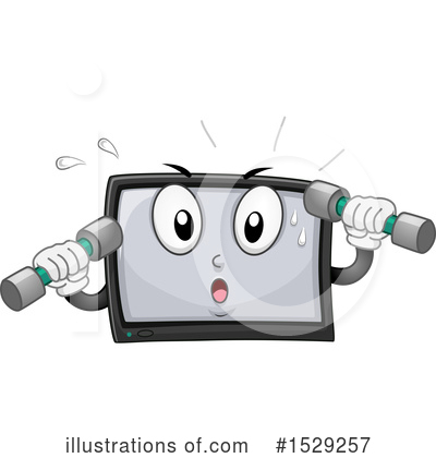 Royalty-Free (RF) Television Clipart Illustration by BNP Design Studio - Stock Sample #1529257
