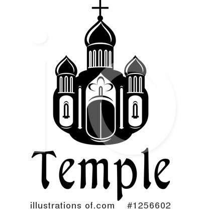 Royalty-Free (RF) Temple Clipart Illustration by Vector Tradition SM - Stock Sample #1256602
