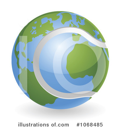 Royalty-Free (RF) Tennis Ball Clipart Illustration by AtStockIllustration - Stock Sample #1068485