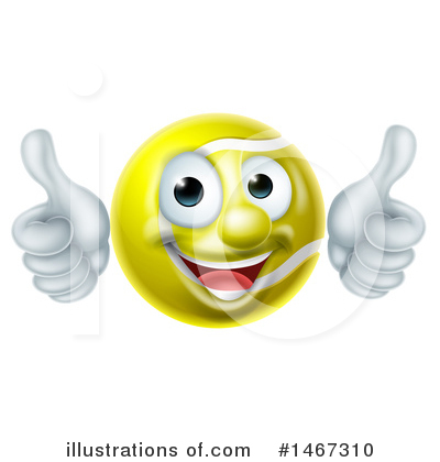 Royalty-Free (RF) Tennis Ball Clipart Illustration by AtStockIllustration - Stock Sample #1467310