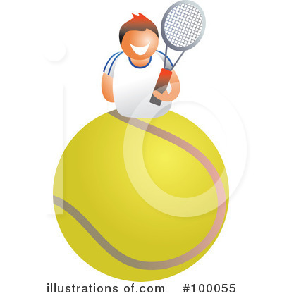 Royalty-Free (RF) Tennis Clipart Illustration by Prawny - Stock Sample #100055