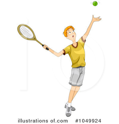 Royalty-Free (RF) Tennis Clipart Illustration by BNP Design Studio - Stock Sample #1049924