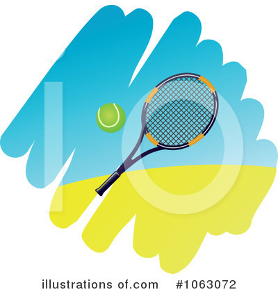 Royalty-Free (RF) Tennis Clipart Illustration by Vector Tradition SM - Stock Sample #1063072