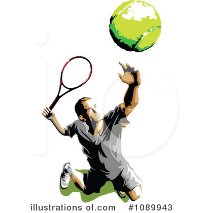 Tennis Clipart #1089943 by Chromaco