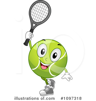 Royalty-Free (RF) Tennis Clipart Illustration by BNP Design Studio - Stock Sample #1097318