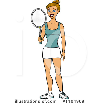 Tennis Clipart #1104969 by Cartoon Solutions