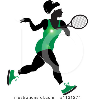 Royalty-Free (RF) Tennis Clipart Illustration by Lal Perera - Stock Sample #1131274