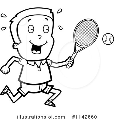 Royalty-Free (RF) Tennis Clipart Illustration by Cory Thoman - Stock Sample #1142660