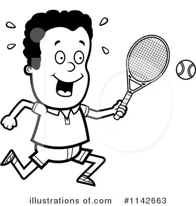 Royalty-Free (RF) Tennis Clipart Illustration by Cory Thoman - Stock Sample #1142663